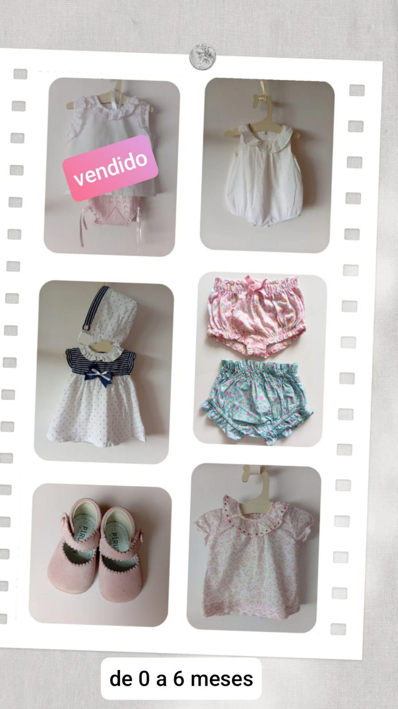 Lote bebé niña Gocco/Juliana + otros 1 a 6 meses